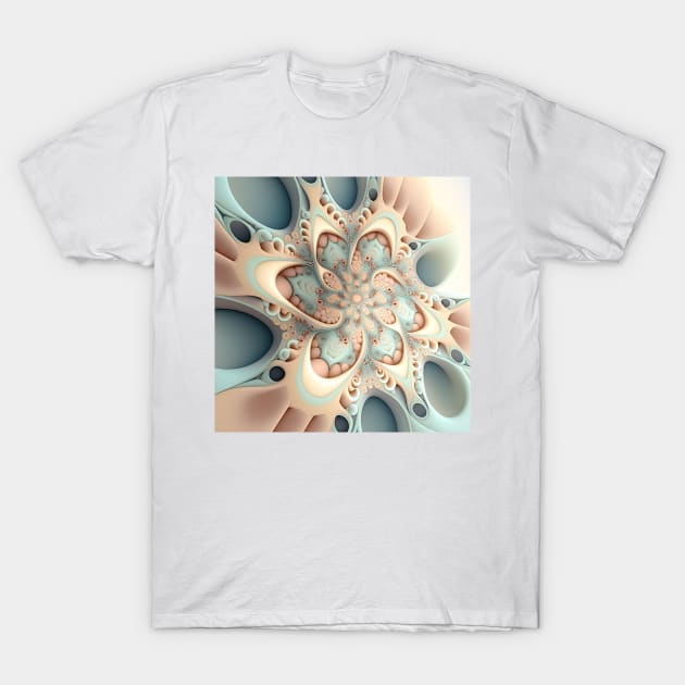 A Fractal Pattern of Subtle Pastel Colors T-Shirt by daniel4510